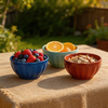 5.25'' Color Glazed Contemporary Stoneware Bowl Durable & Eco-Friendly Oven Safe