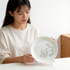 White Porcelain Plate/Stock Plate/Cheap Porcelain Plate-HARVIT Or YOUR BRAND Cartoon Design Business Gift