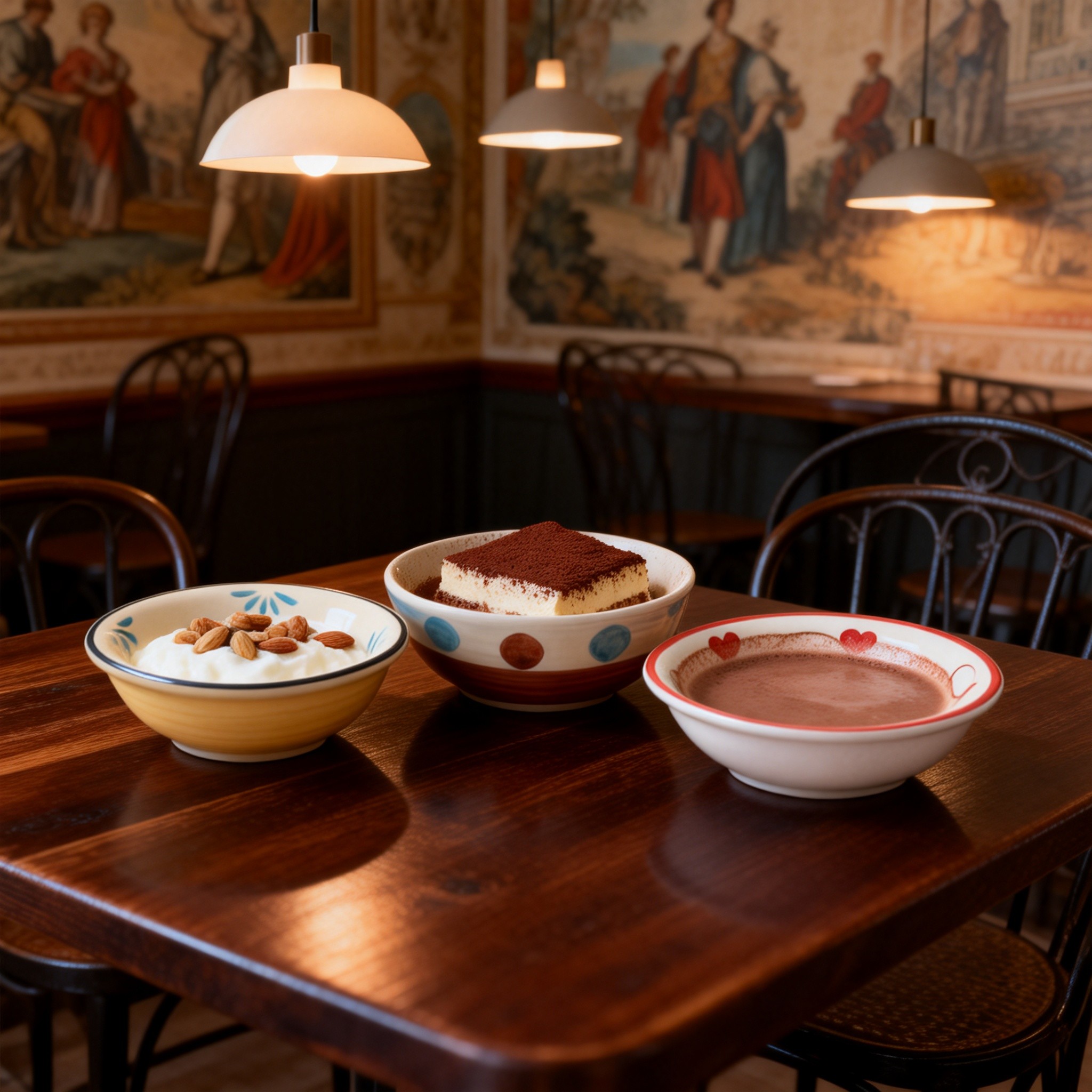 Wholesale HARVIT Bohemian Hand-Painted Stoneware Salad/Soup Bowls 7'' Eco-Friendly Bulk Home Decor