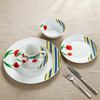 20/30pcs Harvit Contemporary European Style Porcelain Dinner Set for Restaurant Cafe Party Use
