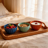 5.25'' Color Glazed Contemporary Stoneware Bowl Durable & Eco-Friendly Oven Safe