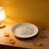 White Porcelain Plate/Stock Plate/Cheap Porcelain Plate-HARVIT Or YOUR BRAND Cartoon Design Business Gift
