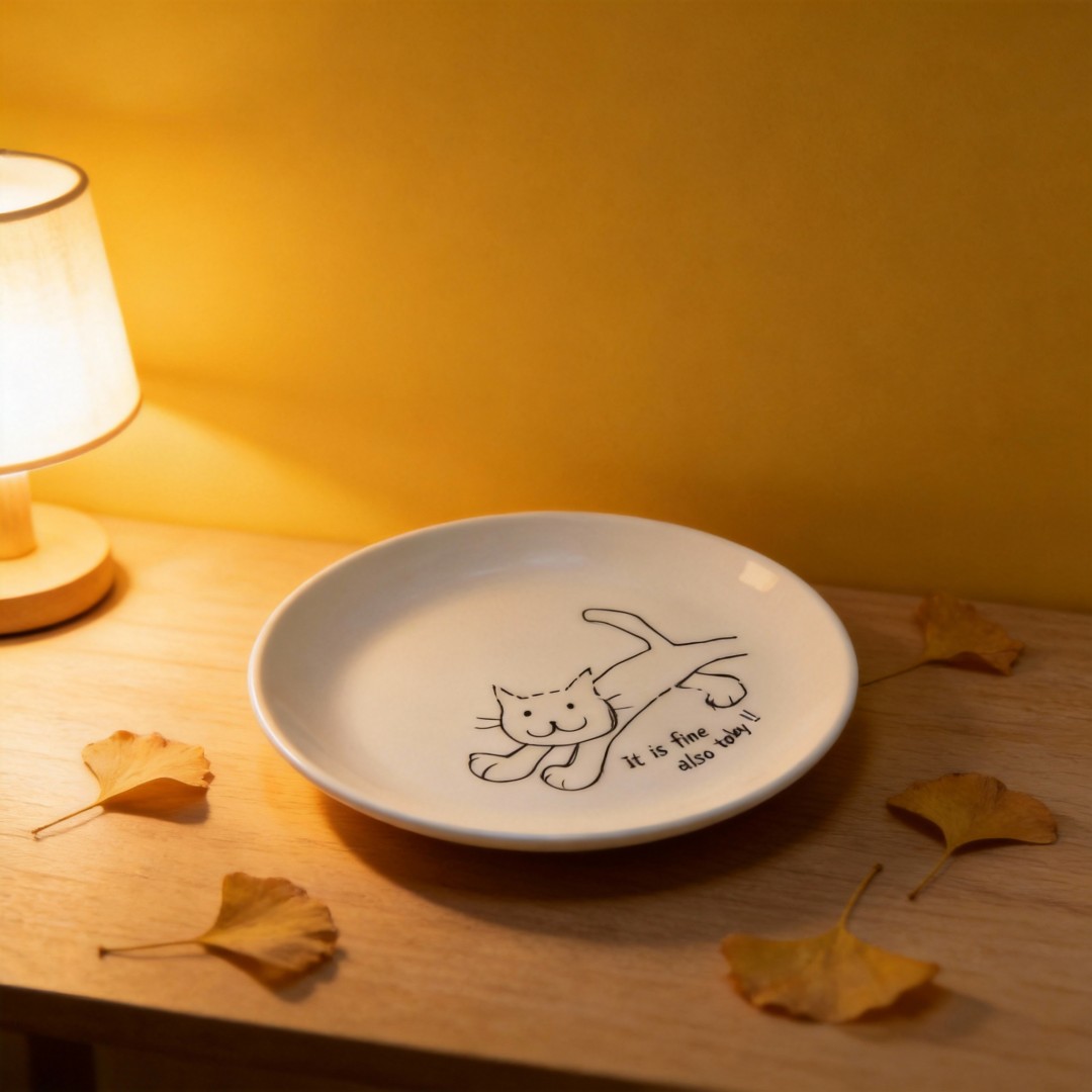 White Porcelain Plate/Stock Plate/Cheap Porcelain Plate-HARVIT Or YOUR BRAND Cartoon Design Business Gift