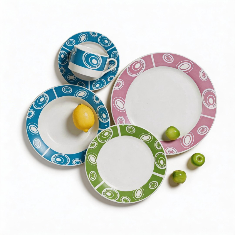 High Quality Harvit HYPR-A022 Modern Royal Porcelain Dinner Set Latest Design Chinese Tableware From Guangxi Wholesale