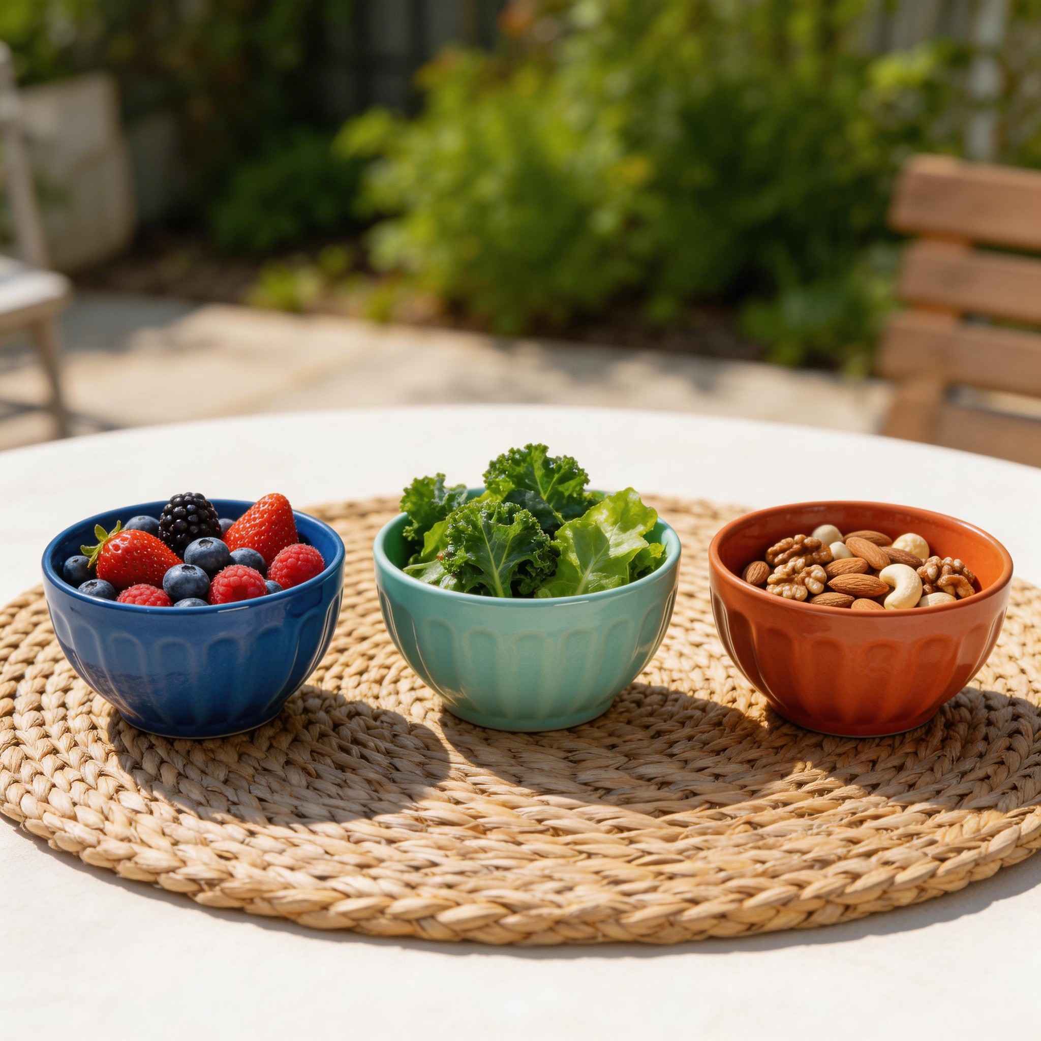 5.25'' Color Glazed Contemporary Stoneware Bowl Durable & Eco-Friendly Oven Safe