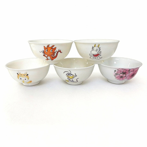 China Products Bone China Double Wall Heat Resistant Eco-Friendly Custom Printed Bowl for Business Gifts