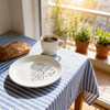 White Porcelain Plate/Stock Plate/Cheap Porcelain Plate-HARVIT Or YOUR BRAND Cartoon Design Business Gift