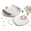 2014 Cheap Square English Porcelain Brand Names Dinner Set House Designs Dishwasher Safe Microwave Safe Oven Safe Contemporary