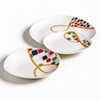 Wholesale Harvit 18-Piece Porcelain Dinner Set for 6 People High Quality Modern Dinnerware for Party Use