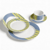 Stock Price Inexpensive Guangxi Fine Porcelain Dinnerware Set by HARVIT Contemporary Design for Party Use