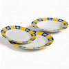 18Pcs Porcelain Round Arcopal Flower Design Party Dinnerware Sets