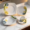 S Shape 20Pcs Elegance Fine Porcelain Dinner Set-Fine Chinese Porcelain Dinnerware From Guangxi Harvit Brand for Party Use