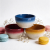 4'' Porcelain Gradient Cake Serving Bowl for Wedding Business Gift