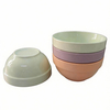 HARVIT Daily Use Classic Hunan Stoneware/Porcelain Eco-Friendly Stackable Soup And Rice Bowl Set