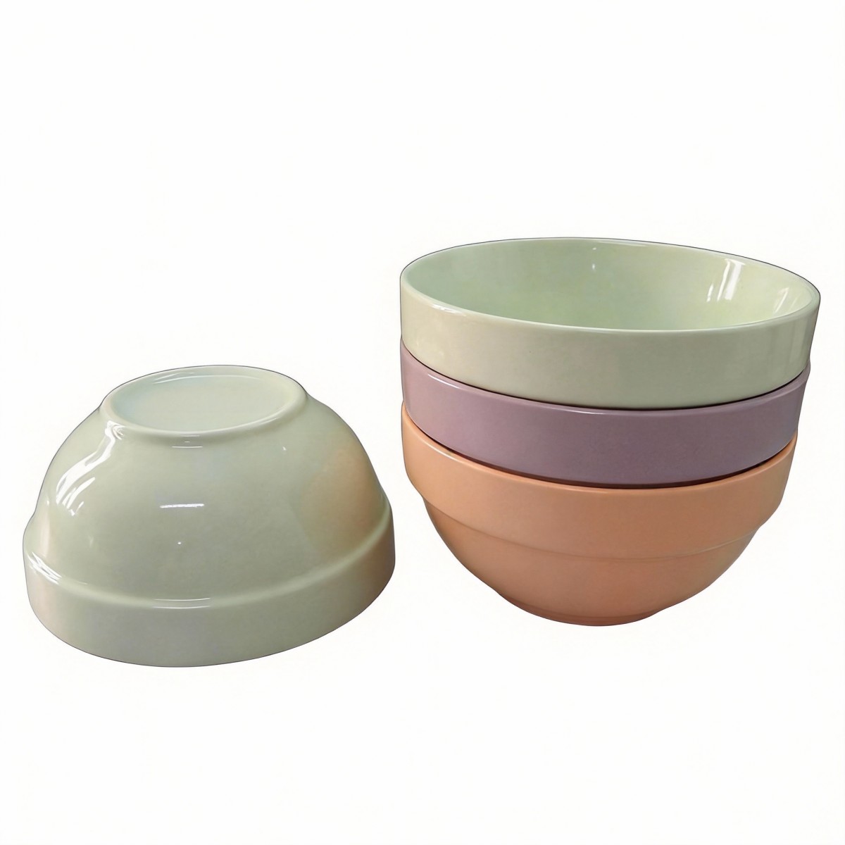 HARVIT Daily Use Classic Hunan Stoneware/Porcelain Eco-Friendly Stackable Soup And Rice Bowl Set