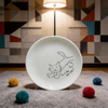 White Porcelain Plate/Stock Plate/Cheap Porcelain Plate-HARVIT Or YOUR BRAND Cartoon Design Business Gift