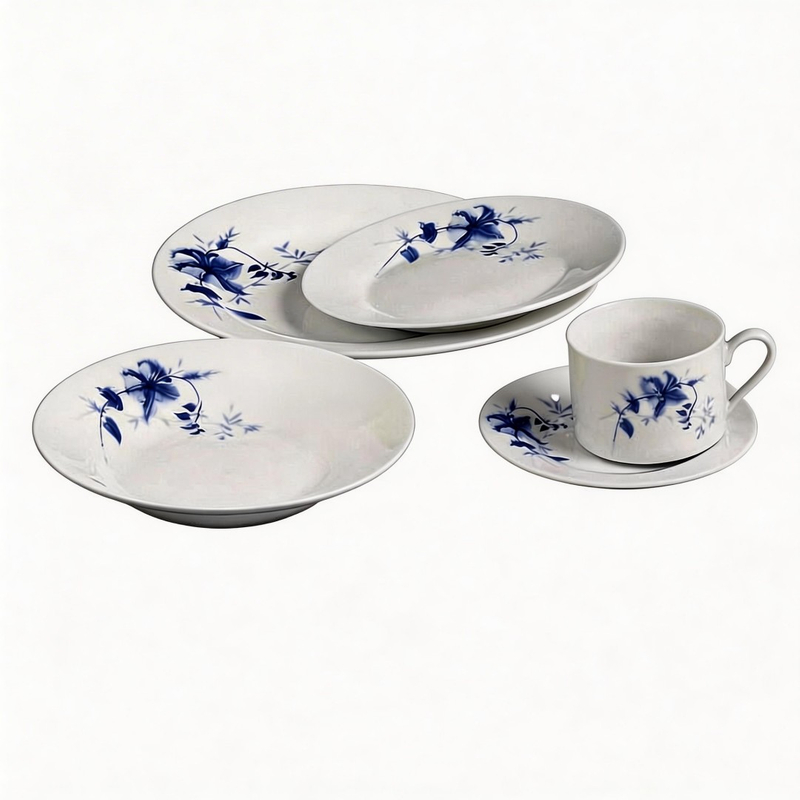 Guangxi Beiliu High Quality Porcelain Oriental Dinnerware Set for Party Use
