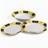 18Pcs Porcelain Round Arcopal Flower Design Party Dinnerware Sets