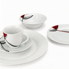 20/30pcs Harvit Contemporary European Style Porcelain Dinner Set for Restaurant Cafe Party Use