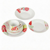30 Pcs Round Modern Japanese Porcelain Dinnerware Sets with Flower Design-English & Royal Porcelain Tableware