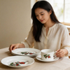 Guangxi Beiliu High Quality Porcelain Oriental Dinnerware Set for Party Use