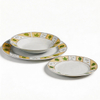18Pcs Porcelain Round Arcopal Flower Design Party Dinnerware Sets