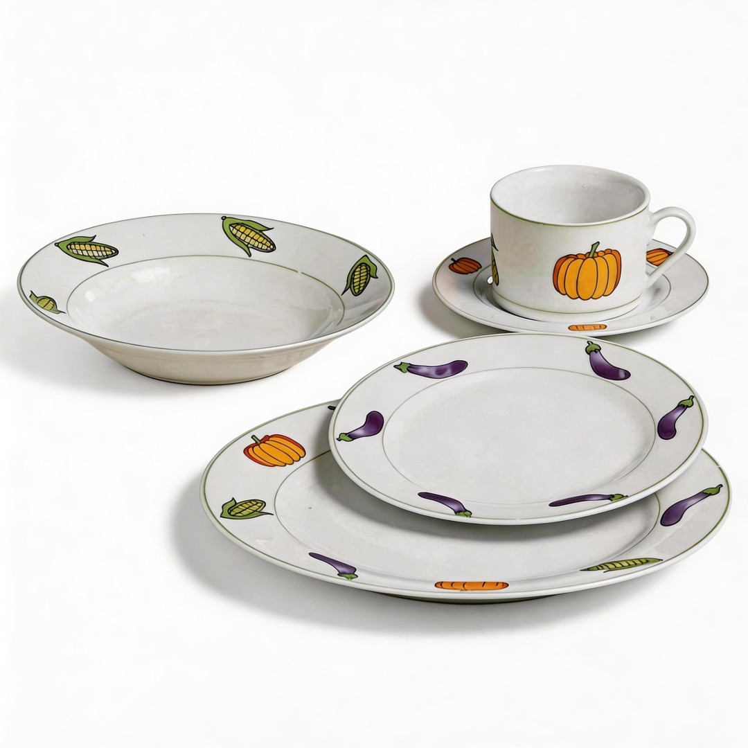 High Quality Harvit HYPR-A022 Modern Royal Porcelain Dinner Set Latest Design Chinese Tableware From Guangxi Wholesale