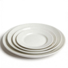 Solid White Porcelain HARVIT Minimalist Party Dinnerware Set