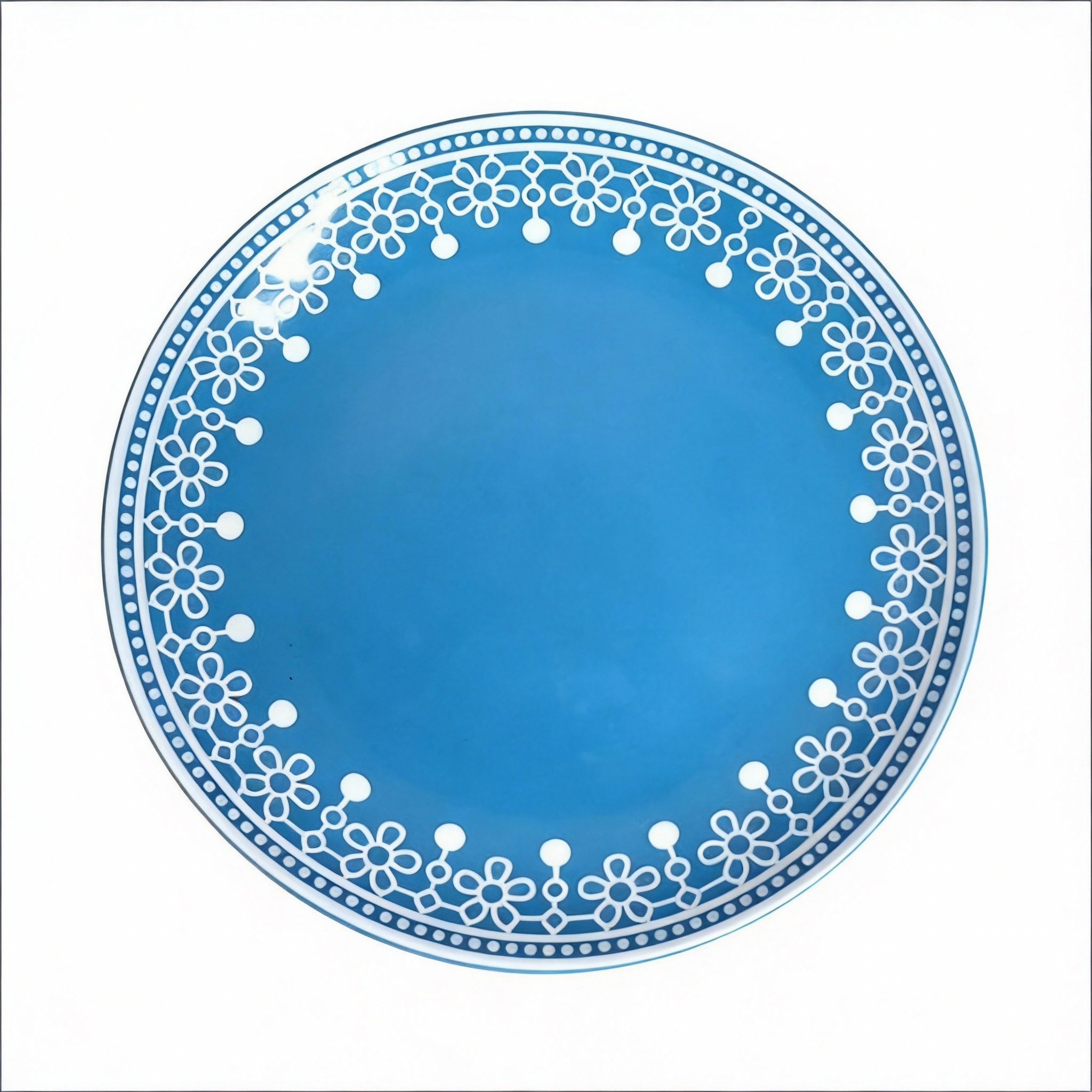 Wholesale Importer of Chinese Goods in India Color Glazed 10.5'' Ceramic Dinner Plate Eco-Friendly Contemporary Design Party Use