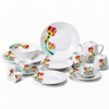 47pcs Harvit Brand Flower Design Ceramic Porcelain Dinnerware Sets for 8 Persons Party Use