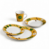 Stock Price Inexpensive Guangxi Fine Porcelain Dinnerware Set by HARVIT Contemporary Design for Party Use