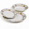 18Pcs Porcelain Dinner Set Colorful Rim Decal Ceramic Dinnerware Harvit Brand Country Design Hot Sale Daily Use/Restaurant/Hotel