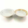 White Porcelain Ceramic Bowls Silver Edge Stoneware Design-Eco-Friendly Classic Dinnerware for Business Gifts Imported Africa