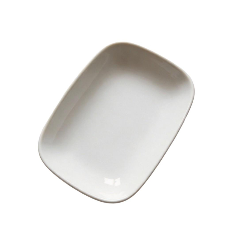 HARVIT 6'' Ceramic Eco-Friendly Minimalist Restaurant Butter Dish for Business Gifts