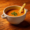 HARVIT 450ml Eco-Friendly Color Glazed Ceramic Contemporary Soup Bowls with Spoon for Business Gifts