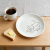 White Porcelain Plate/Stock Plate/Cheap Porcelain Plate-HARVIT Or YOUR BRAND Cartoon Design Business Gift