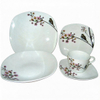 30pcs HARVIT Brand Ceramic Dinner Plate Set with Flower Design for Party Use Guangxi Origin