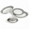20PCS Porcelain Dinner Set with Contemporary Design Cheap White Dinnerware for Restaurant Use