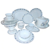 Customized Vintage Federal Ethiopian Welo Raw Opals Dinnerware Sets Plates Casserole Dishes Flower Design 6-Piece Made in China