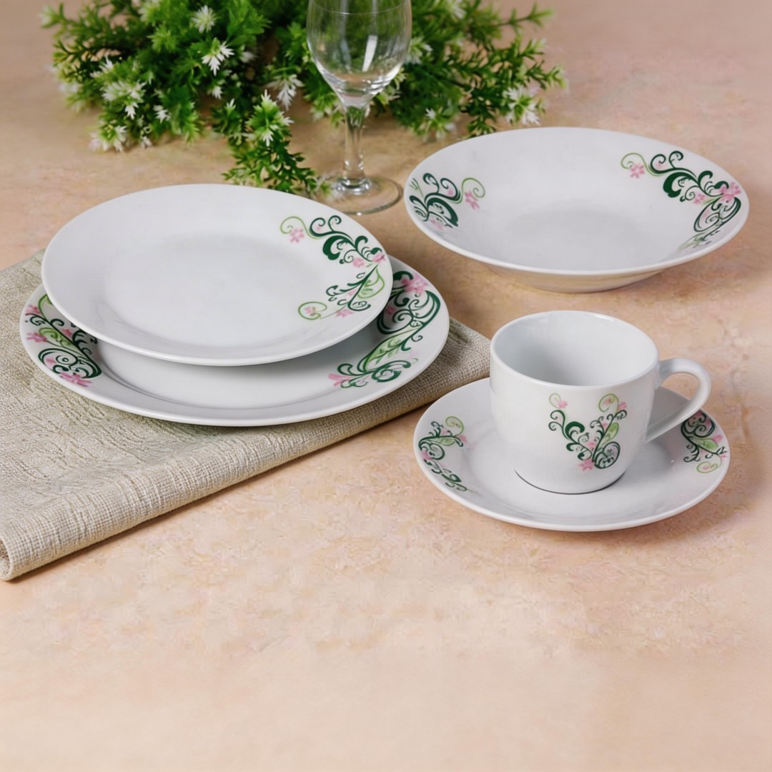 Hot Sale Harvit HYPR-A371 Contemporary Dinner Set for Party 20pcs Ceramic Dinnerware Sets To Mid East Supplier Tableware