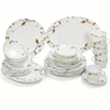 Thermal Shock Proof Wholesale Tableware Turkish Market Opal Ware Glassware Dinner Set Products With Gift Box Packing