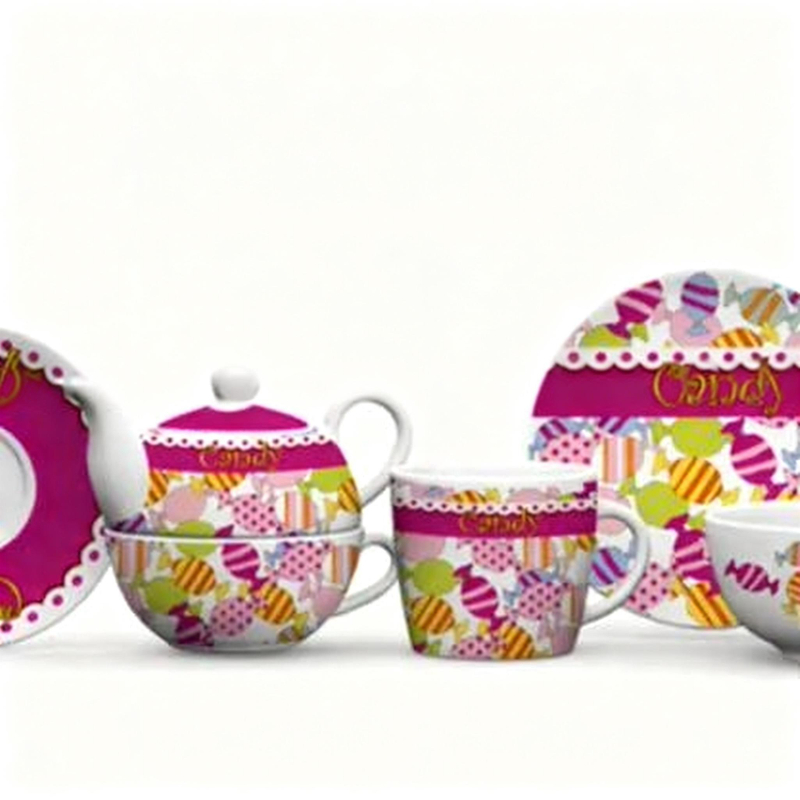 Ethnic Children Porcelain Dinner Set-Guangdong Origin HARVIT Brand Dishwasher & Microwave Safe