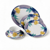 Fine Porcelain Harvit Dinner Set with Flower Design Party Dinnerware-Hot Sale