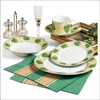 HARVIT 28PC Heat Resistant Oven/Microwave Safe Asian Design Ethiopian Opal Rough Glass Dinnerware Sets for Hot Sale