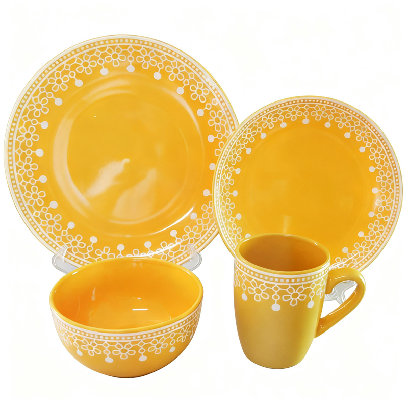 2016 Ceramic Dinnerware Set And Stone Tea Set Dishwasher & Microwave Safe HARVIT Brand HYSD-S083 Model Shandong Origin