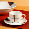 50PCS HARVIT Home Garden Ceramic Dinnerware Sets High Quality Minimalist Design Party Use Various Decals Round/Square/Triangle