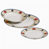 Suppliers Directory Promotion Harvit Round Decal 18 Pcs Spring Style Ceramic Dinnerware Set Flower Design Party Use HYPR-A093