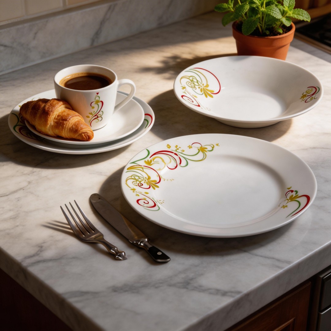 Hot Sale Harvit HYPR-A371 Contemporary Dinner Set for Party 20pcs Ceramic Dinnerware Sets To Mid East Supplier Tableware