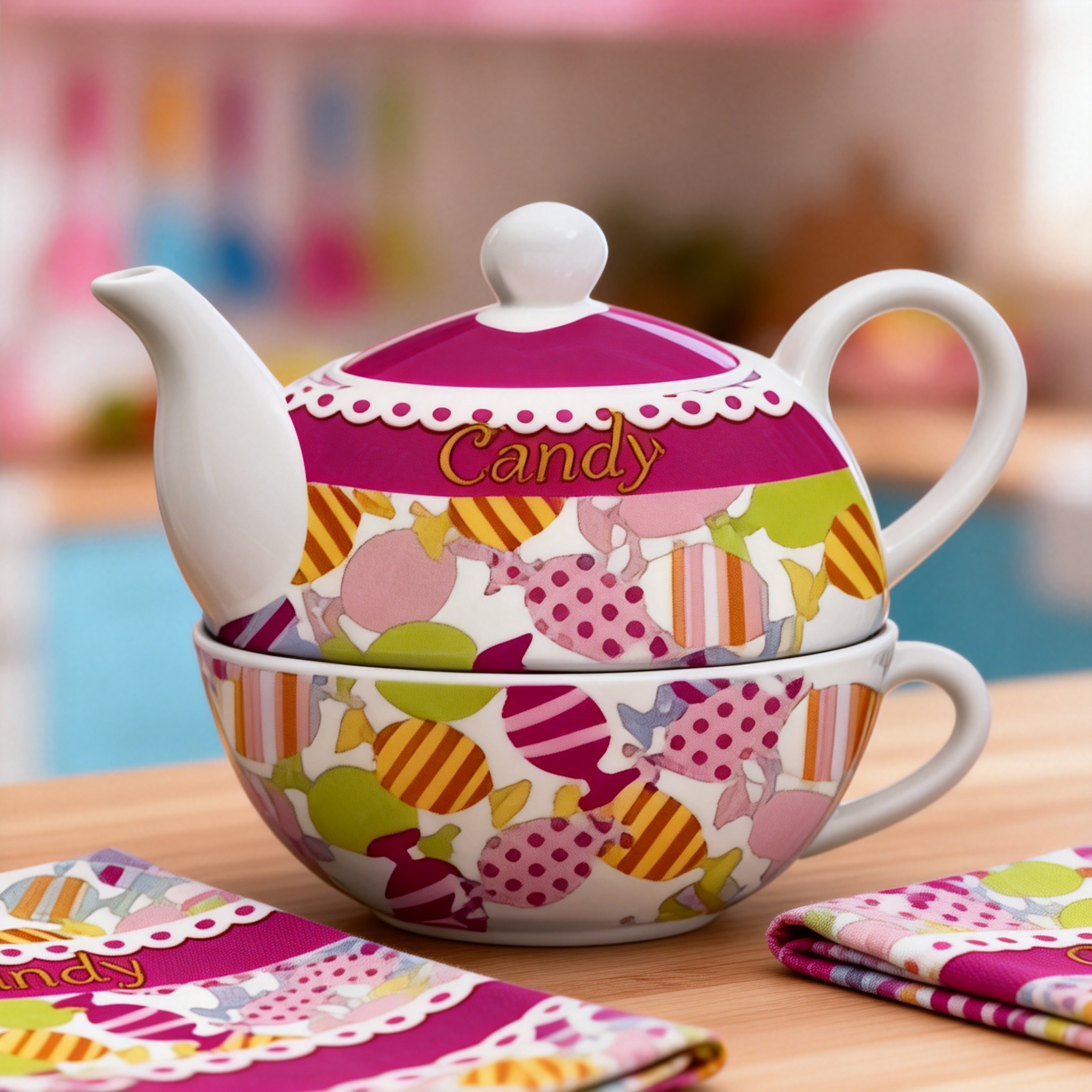 Ethnic Children Porcelain Dinner Set-Guangdong Origin HARVIT Brand Dishwasher & Microwave Safe