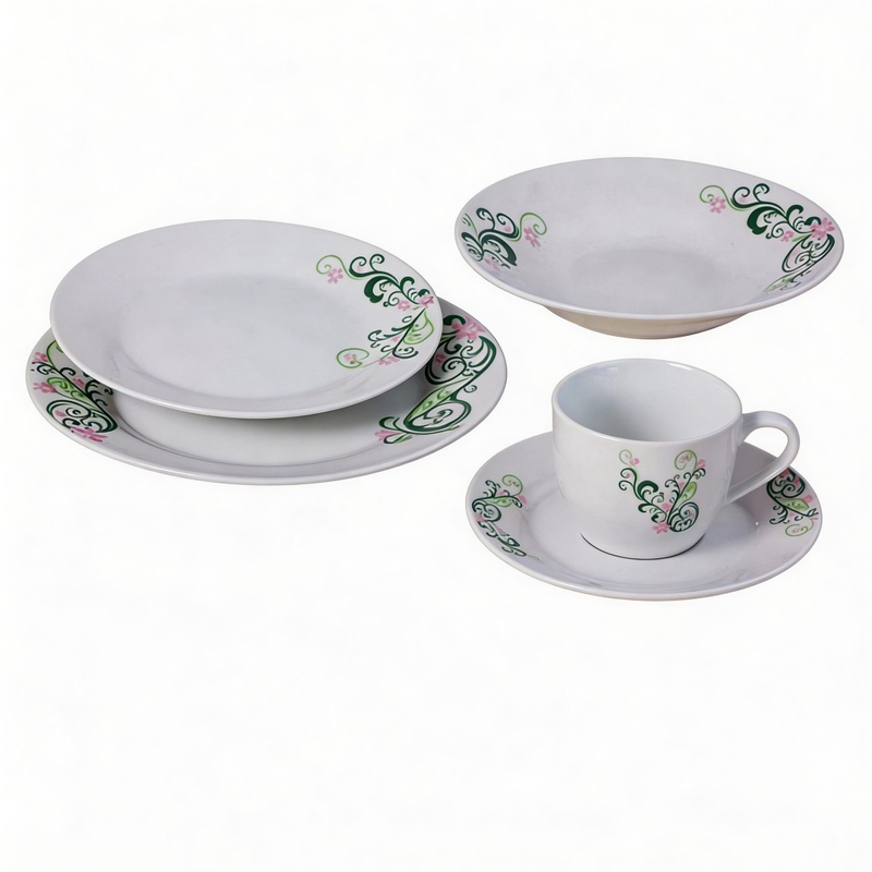 Hot Sale Harvit HYPR-A371 Contemporary Dinner Set for Party 20pcs Ceramic Dinnerware Sets To Mid East Supplier Tableware